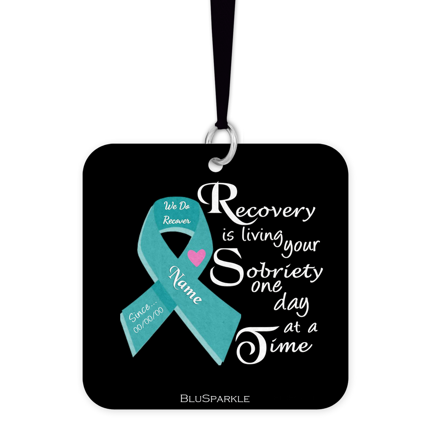 "Recovery Is Living Your Sobriety One Day At A Time" Fragrance By You Air Freshener