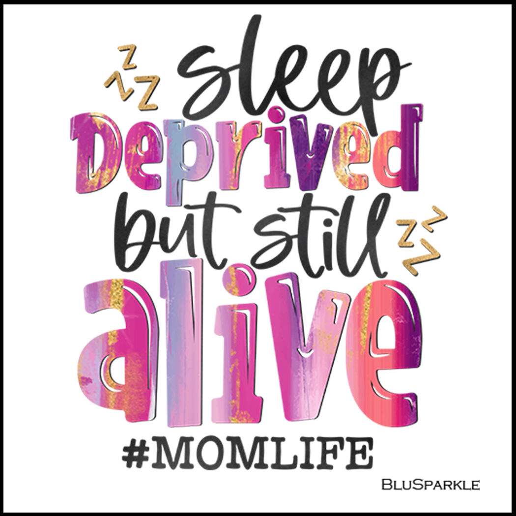 Sleep Deprived but Still Alive Wise Expression Sticker