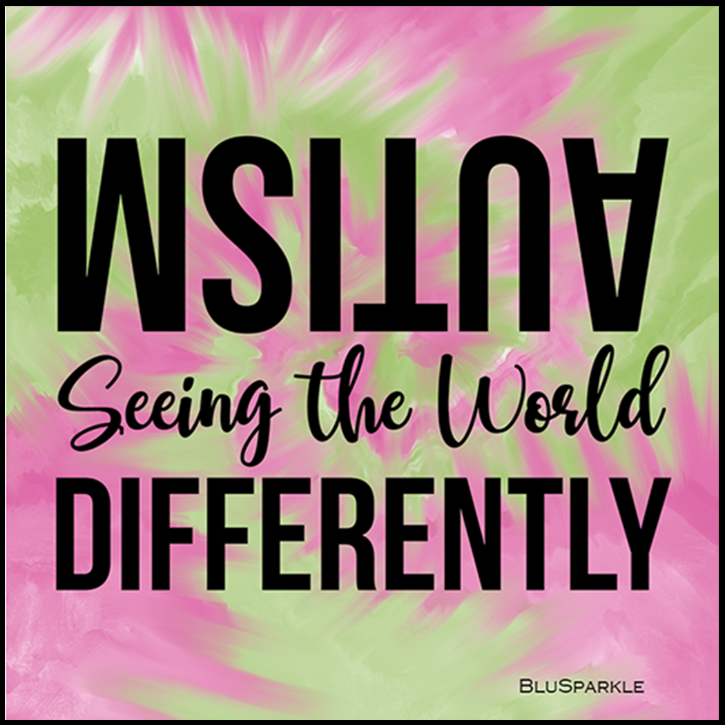 Autism Seeing the World Differently Wise Expression Sticker