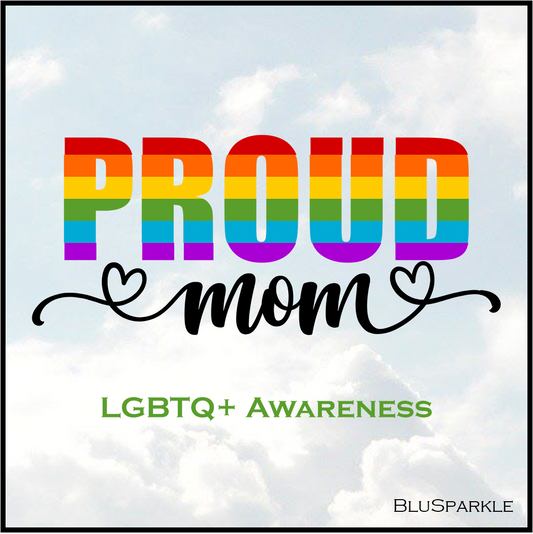 Proud Mom Awareness Sticker
