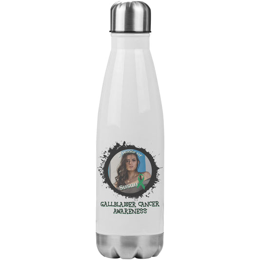 In Memory / In Honor of Gallbladder Cancer Awareness 20oz Insulated Water Bottle