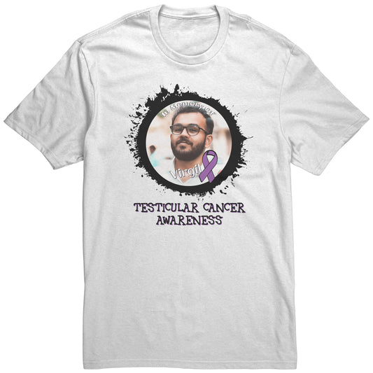 In Memory / In Honor of Testicular Cancer Awareness T-Shirt, Hoodie, Tank