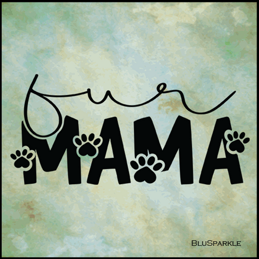Fur Mama 3.5" Square Wise Expression Magnet
