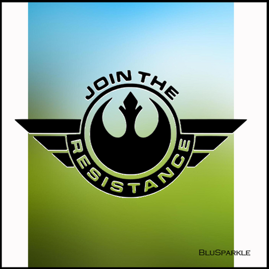 Join The Resistance 3.5" Square Wise Expression Magnet