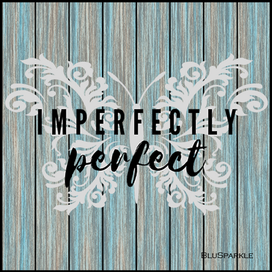 Imperfectly Perfect 3.5" Square Wise Expression Magnet