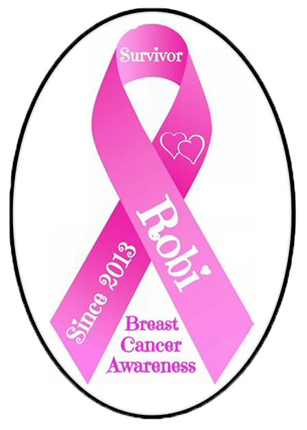 Personalized Awareness Ribbon 4"x6" Clear Sticker