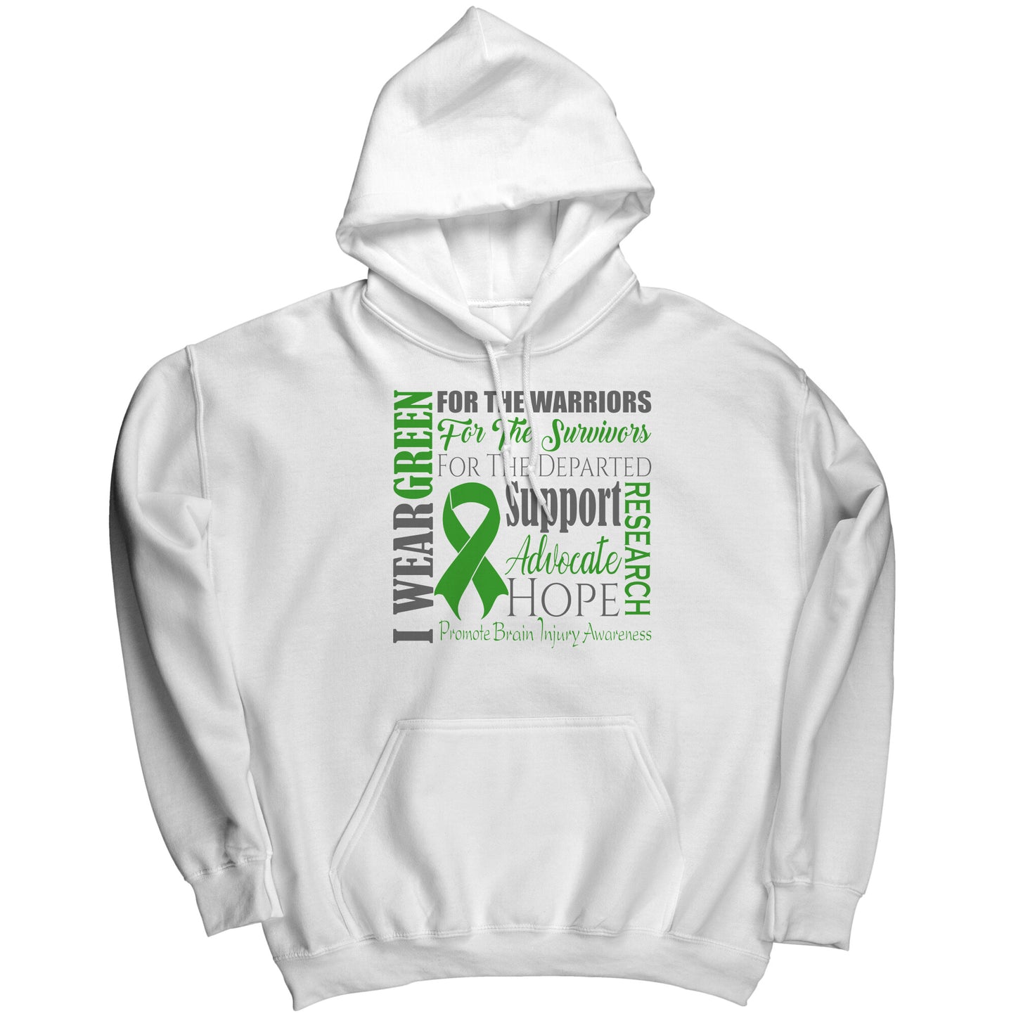 I Wear Green for Brain Injury Awareness T-Shirt, Hoodie, Tank