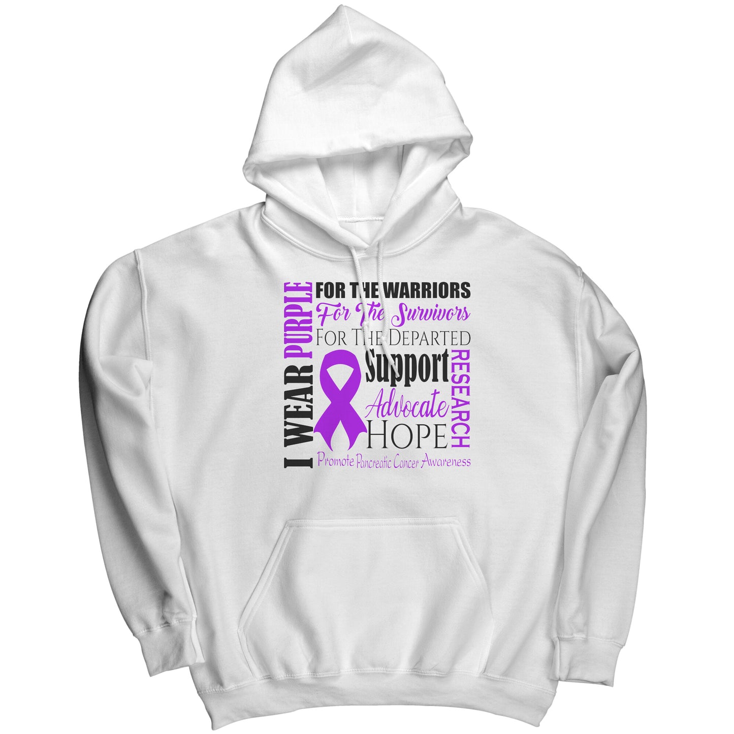 I Wear Purple for Pancreatic Cancer Awareness T-Shirt, Hoodie, Tank