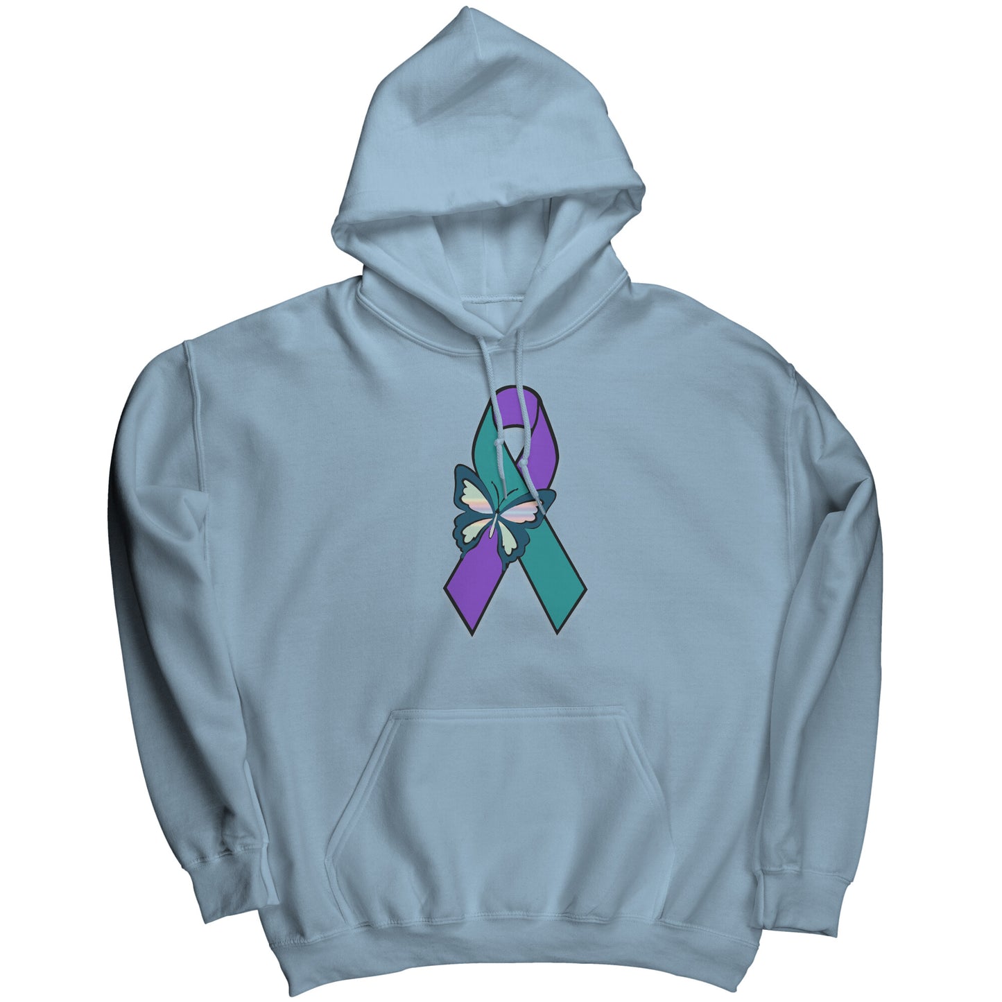 Suicide Awareness Butterfly Ribbon Hoodie