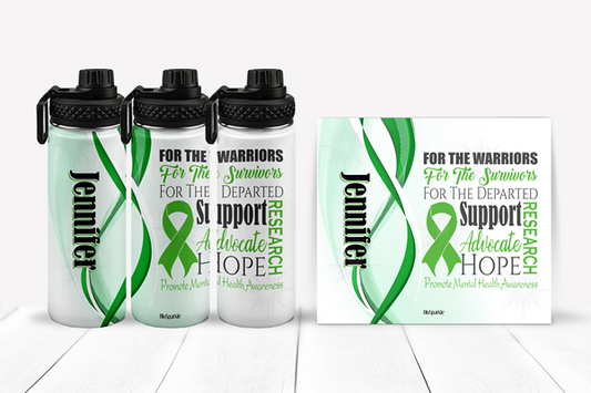 Promote Mental Health Awareness Tumblers and Water Bottles