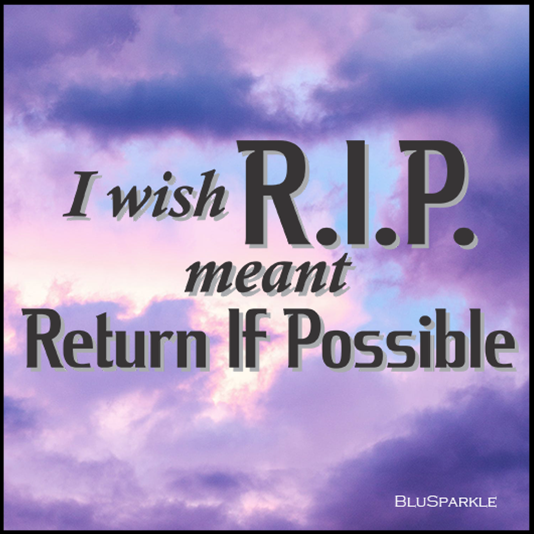 Grief Awareness - BluSparkle