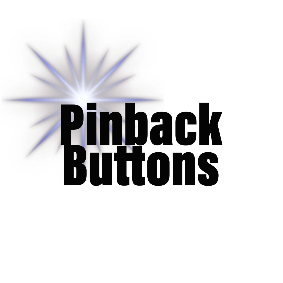 Pinback Buttons - BluSparkle