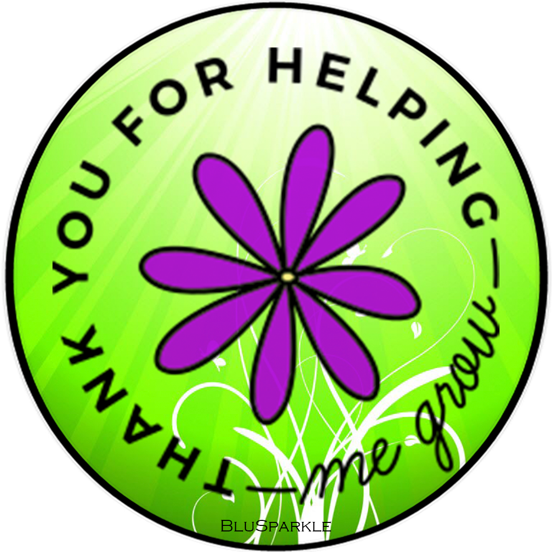 Thank You For Helping Me Grow Wise Expression Magnet