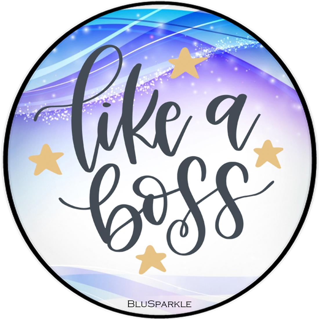 Like A Boss Wise Expression Sticker