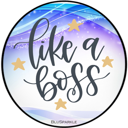 Like A Boss Wise Expression Sticker