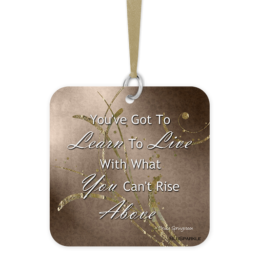 You've got to learn to live with what you can't rise above - Fragrance By You Air Freshener