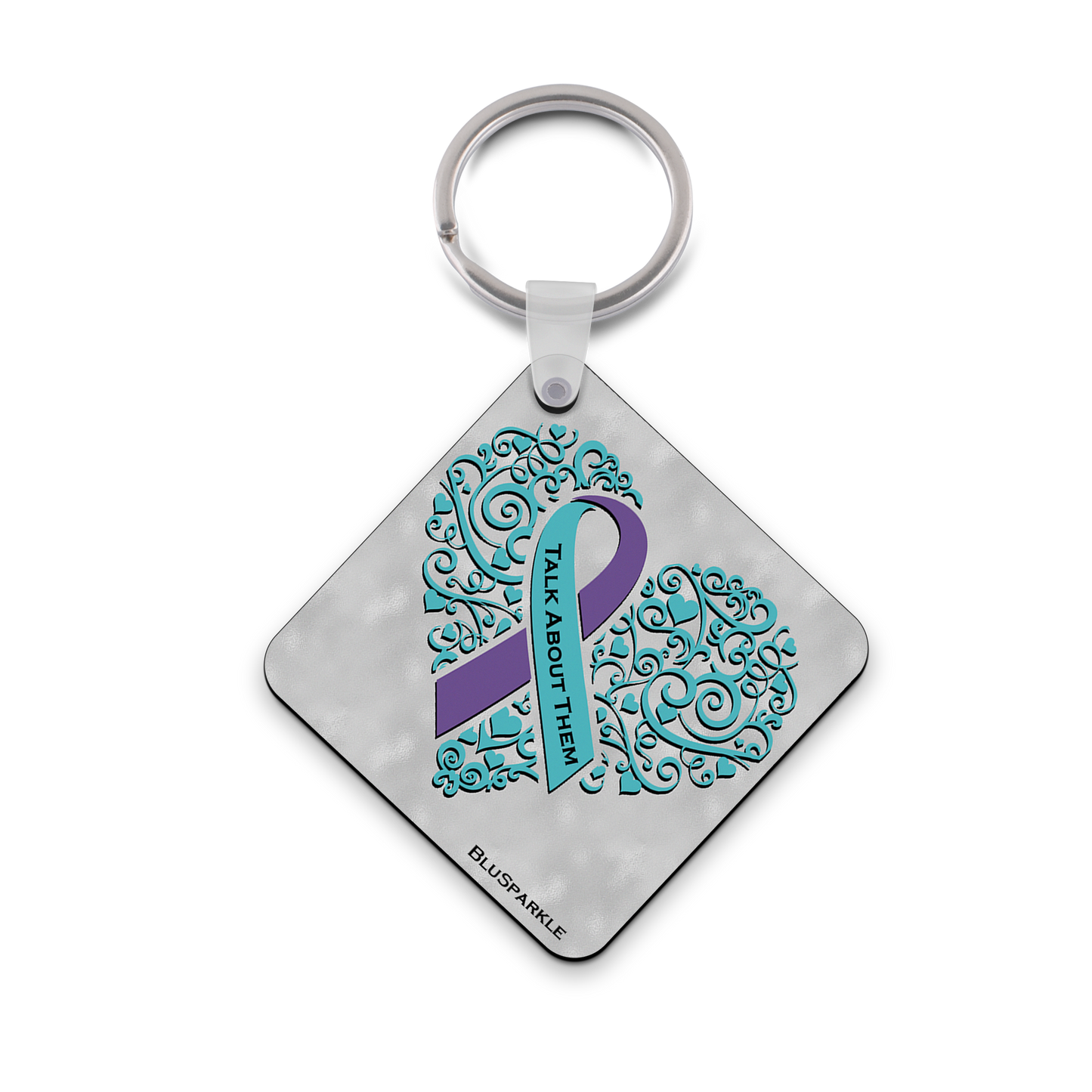 Talk About Them Awareness Key Chain