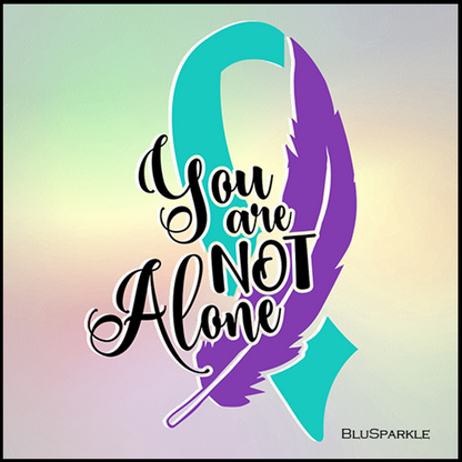 You Are Not Alone Wise Expression Magnet