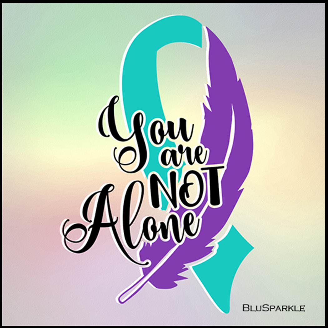 You Are Not Alone Wise Expression Sticker