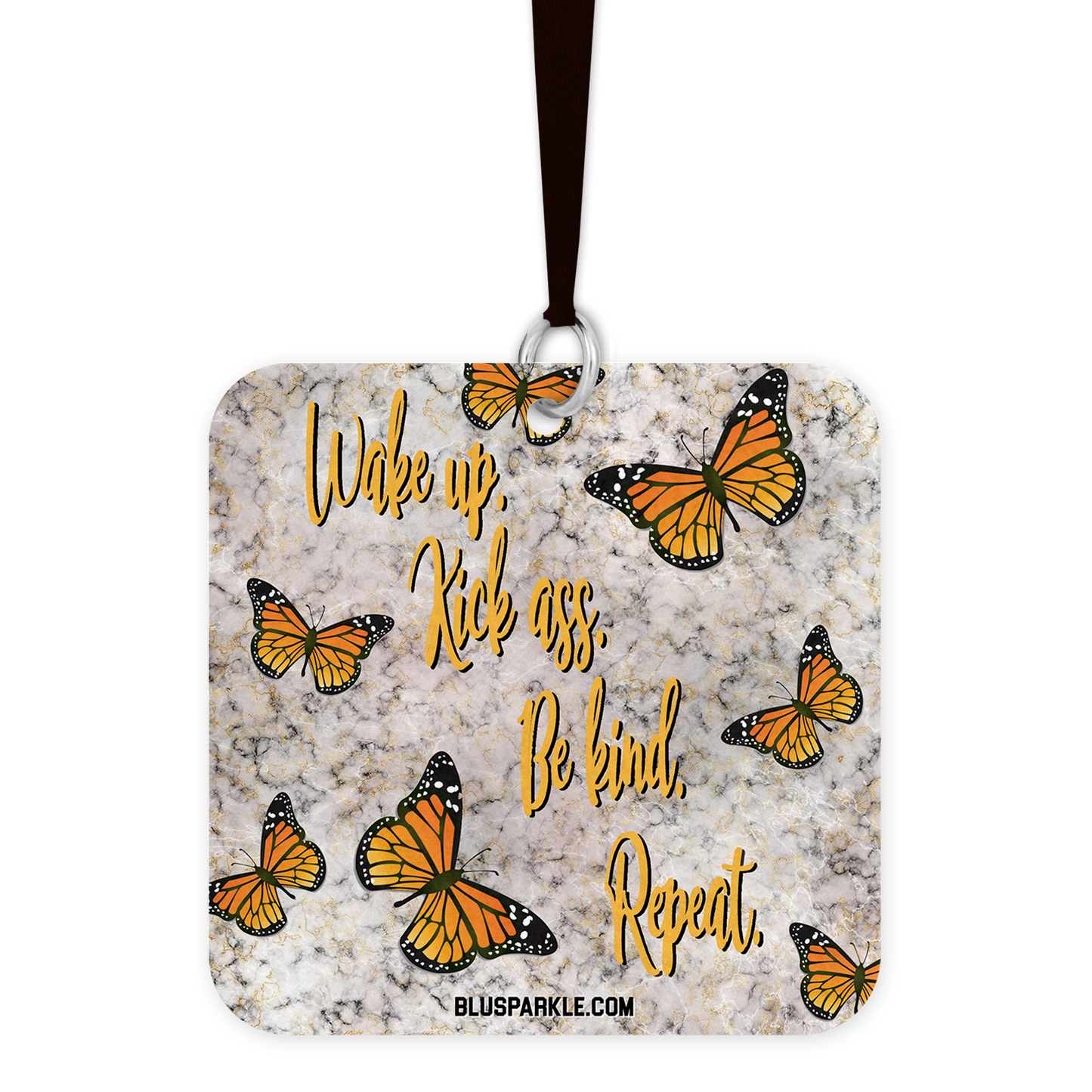 Wake up. Kick Ass. Be Kind. Repeat. - Fragrance By You Air Freshener
