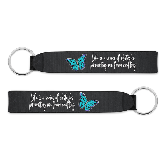 Life is a series of obstacles preventing me from crafting Wise Expression Wristlet