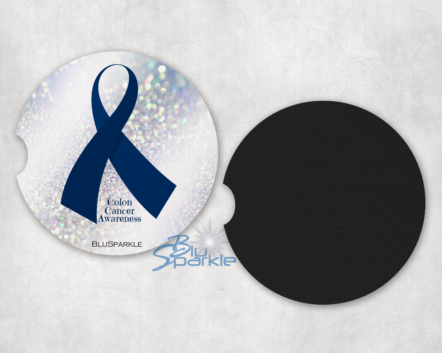Colon Cancer Awareness Car Coaster
