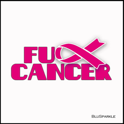 Fu** Cancer Awareness Sticker