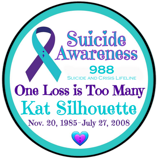 Personalized 'Suicide Awareness One Loss is Too Many' Sticker
