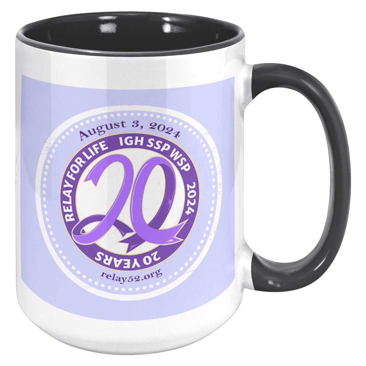 20 Year Anniversary - Relay for Life Mug [x] - BluSparkle