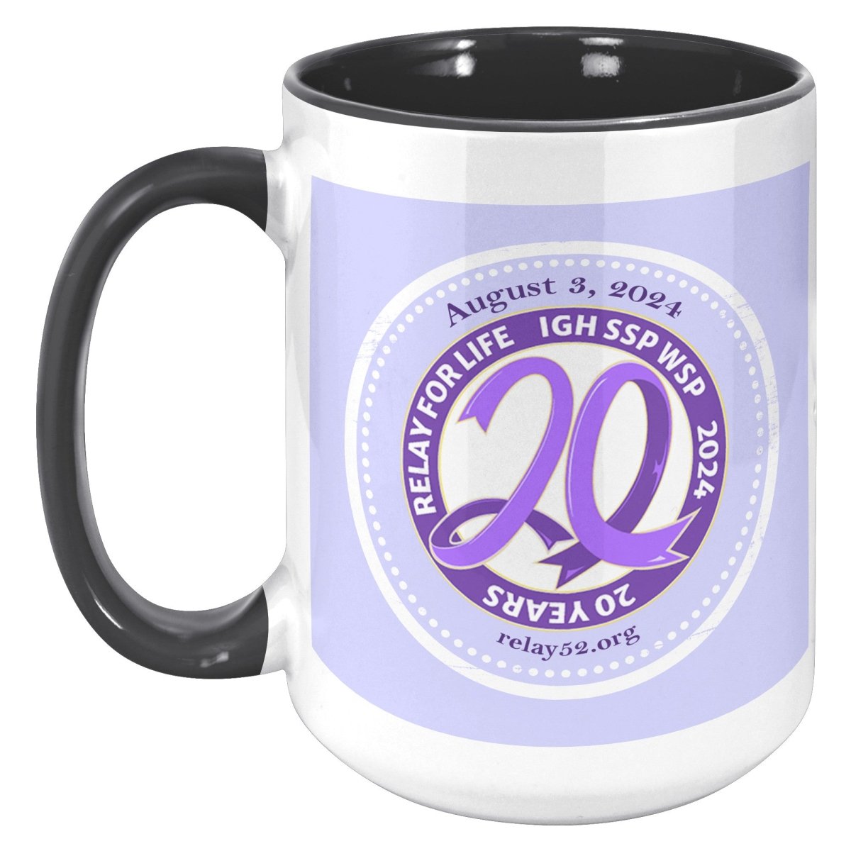 20 Year Anniversary - Relay for Life Mug [x] - BluSparkle