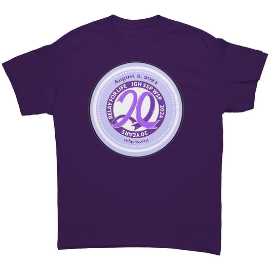 20 Year Anniversary - Relay for Life T-Shirt [x] - BluSparkle