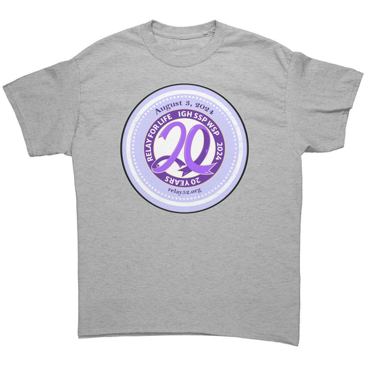 20 Year Anniversary - Relay for Life T-Shirt [x] - BluSparkle