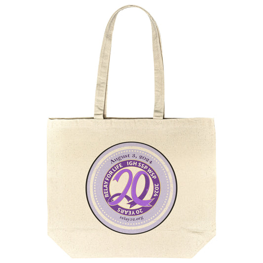 20 Year Anniversary - Relay for Life Tote Bag [x]