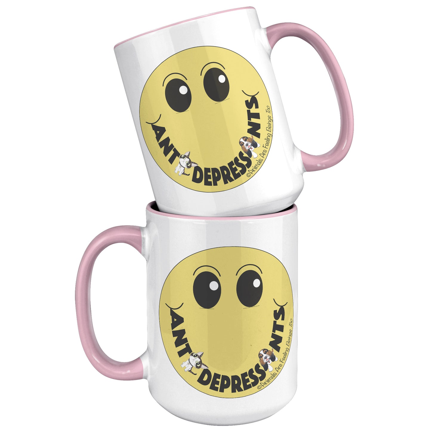 Anti-Depressants 15oz Accent Mug