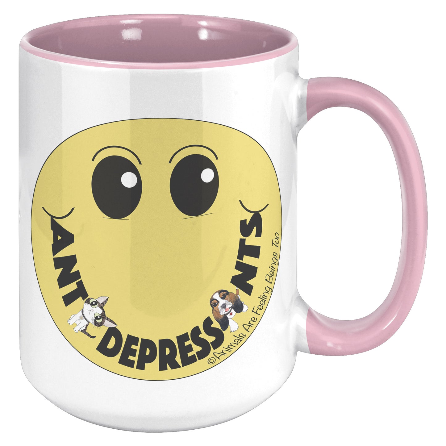 Anti-Depressants 15oz Accent Mug
