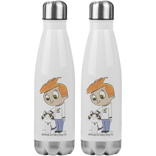 Be Kind Kitty Love 20oz Insulated Water Bottle
