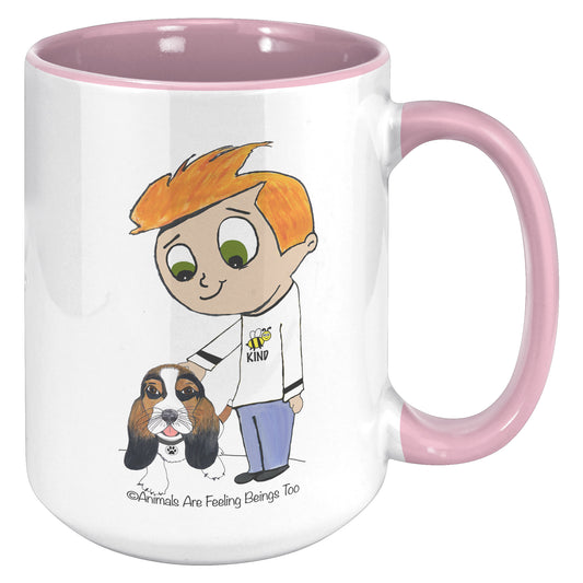 Be Kind Puppy Love 15oz Accent Mug