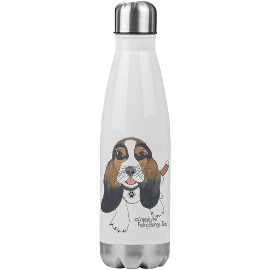 Dog Wagging Tail 20oz Insulated Water Bottle