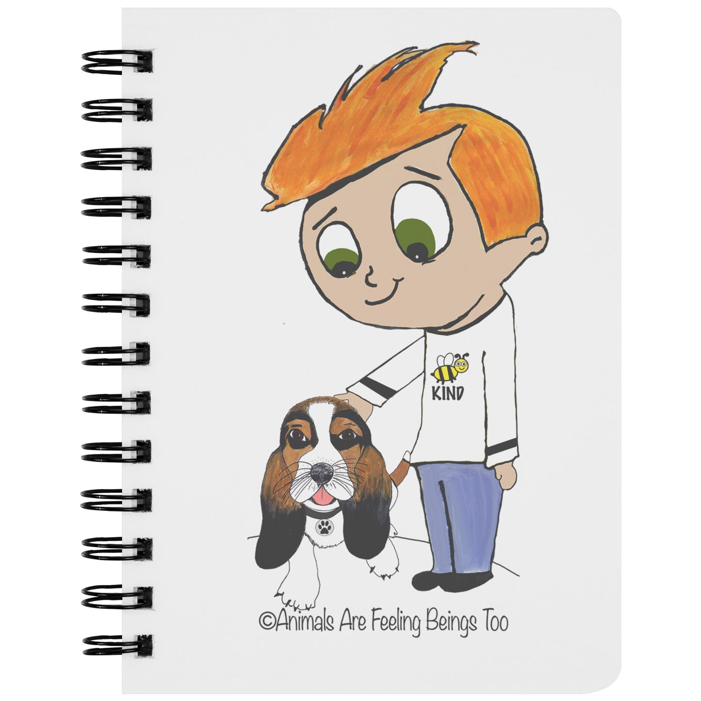 Be Kind Puppy Love Spiral Notebook