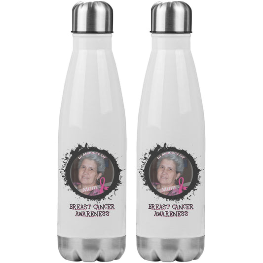 In Memory / In Honor of Breast Cancer Awareness 20oz Insulated Water Bottle