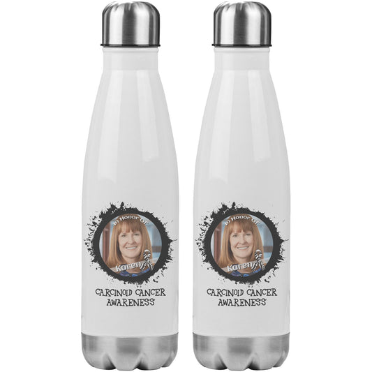 In Memory / In Honor of Carcinoid Cancer Awareness 20oz Insulated Water Bottle |x|