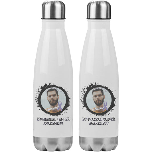 In Memory / In Honor of Esophageal Cancer Awareness 20oz Insulated Water Bottle