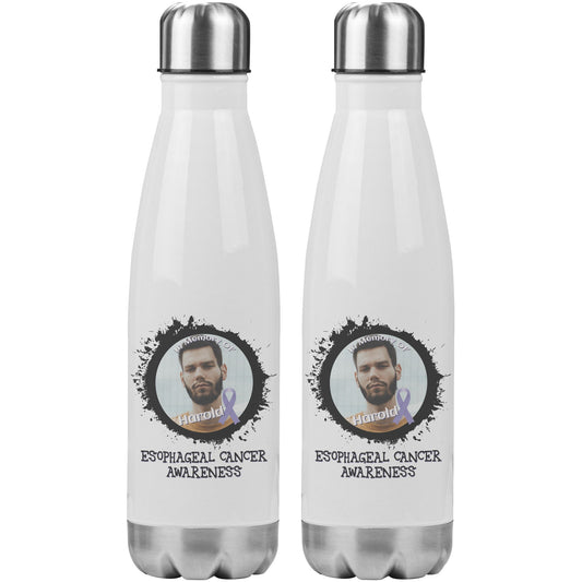 In Memory / In Honor of Esophageal Cancer Awareness 20oz Insulated Water Bottle |x|