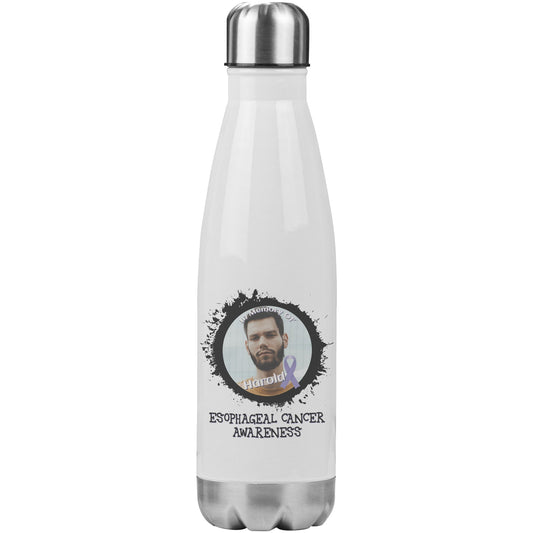 In Memory / In Honor of Esophageal Cancer Awareness 20oz Insulated Water Bottle |x|