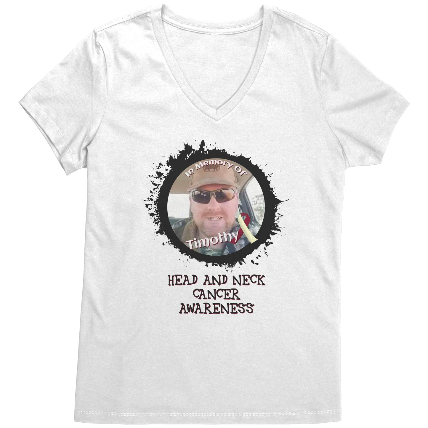 In Memory / In Honor of Head and Neck Cancer Awareness T-Shirt, Hoodie, Tank