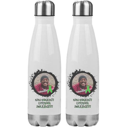 In Memory / In Honor of Non-Hodgkin's Lymphoma Awareness 20oz Insulated Water Bottle