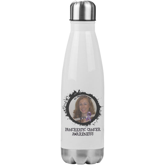 In Memory / In Honor of Pancreatic Cancer Awareness 20oz Insulated Water Bottle |x|