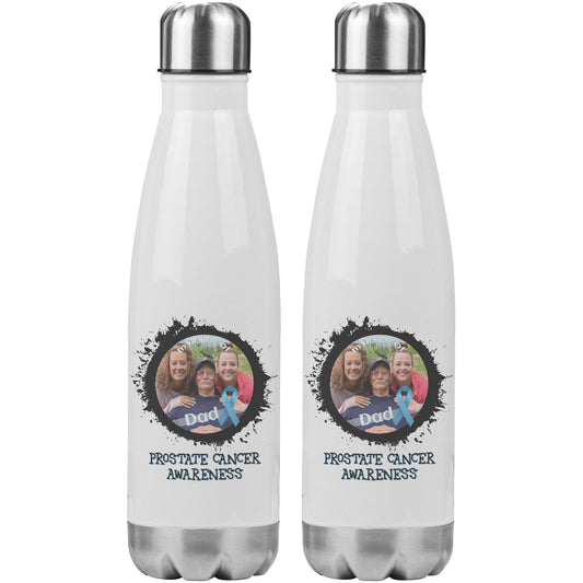In Memory / In Honor of Prostate Cancer Awareness 20oz Insulated Water Bottle |x|