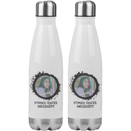 In Memory / In Honor of Stomach Cancer Awareness 20oz Insulated Water Bottle