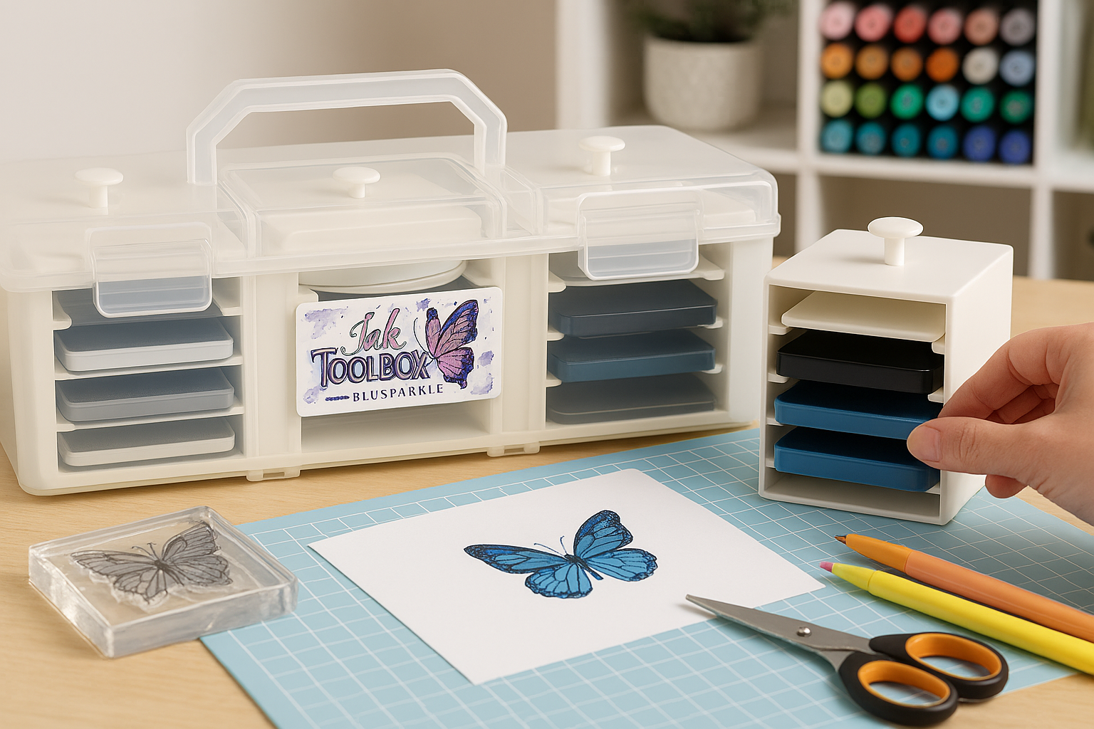 Full Sized Ink Toolbox - Made for Makers on the Move – BluSparkle